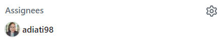 Issue assignees section on GitHub